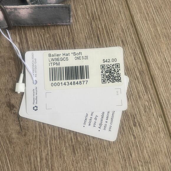NWT Lululemon Baller Hat Soft Intersperse Pink Multi Moisture Wicking One Size‎ - Picture 5 of 10
